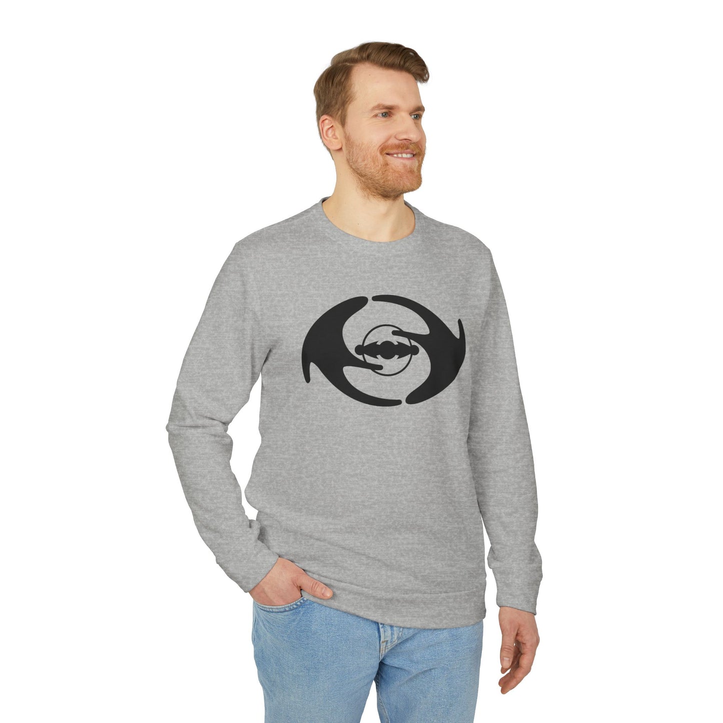 Unisex Fleece Sweatshirt, Cozy Athletic Crew, Casual Streetwear, Gift for Him/Her, Fall Fashion Layering